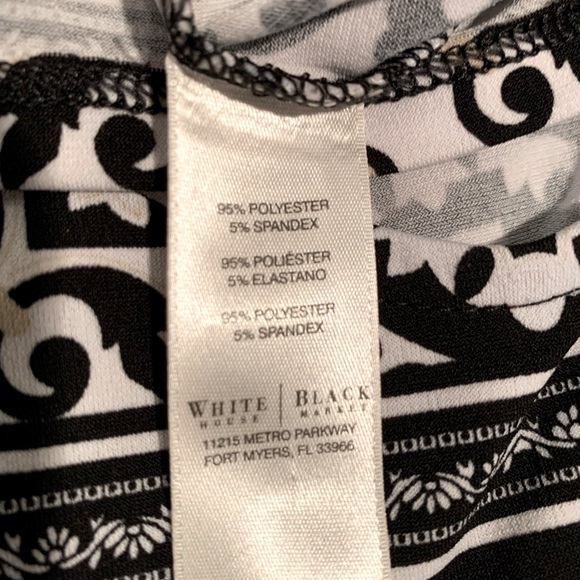 White House Black Market print tank top, size small - Picture 5 of 5